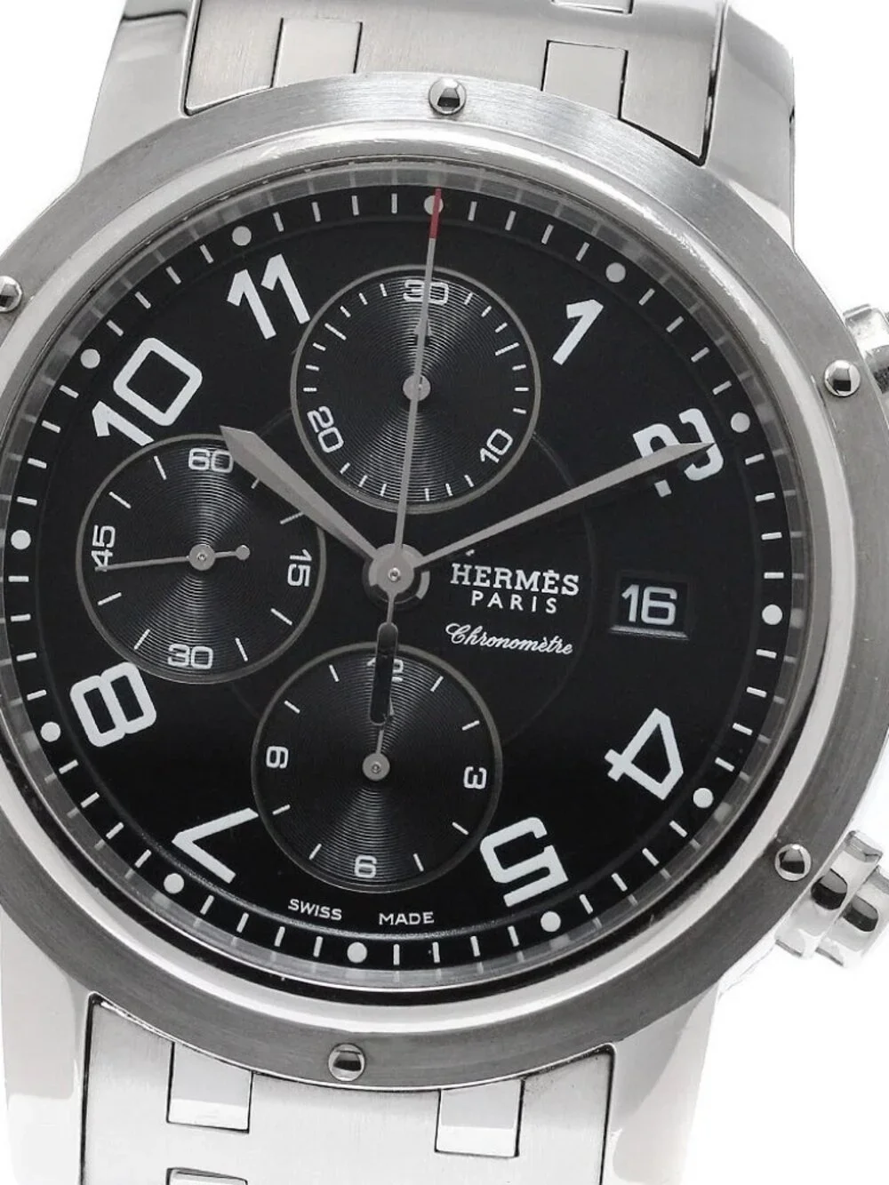 HERMES Clipper chrono CP1.910 Date black Dial Automatic Men's Watch_959973